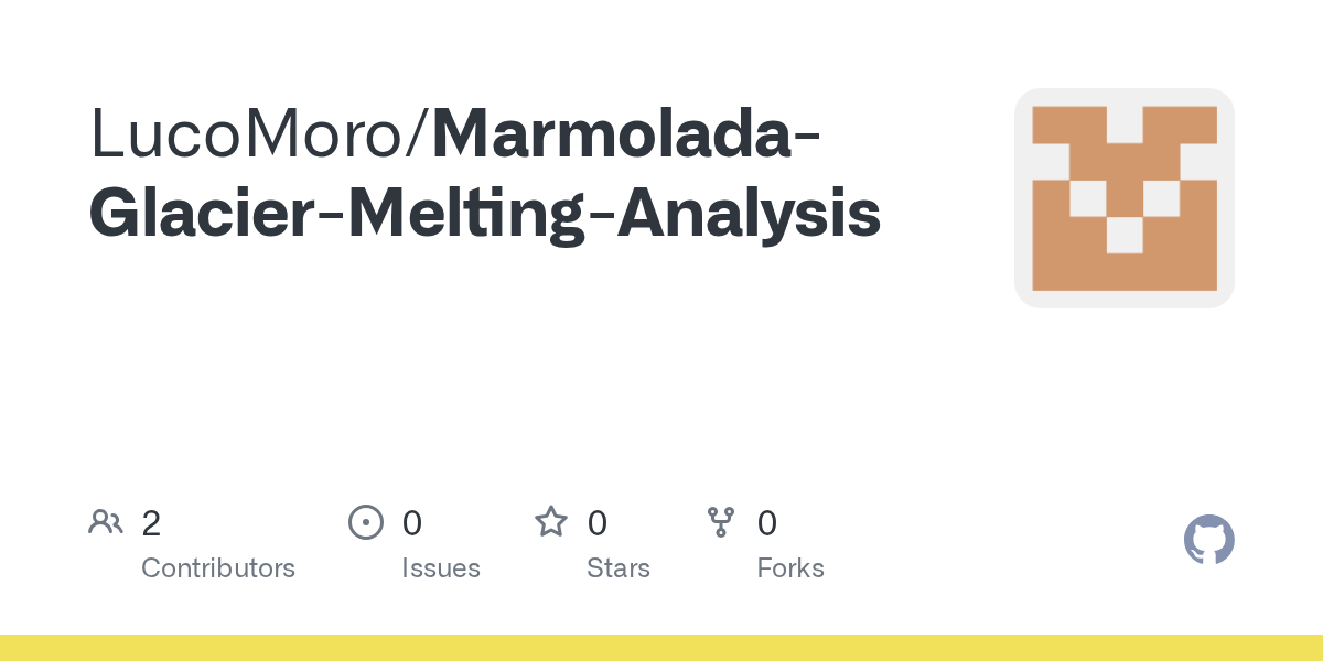 Marmolada Glacier Analysis